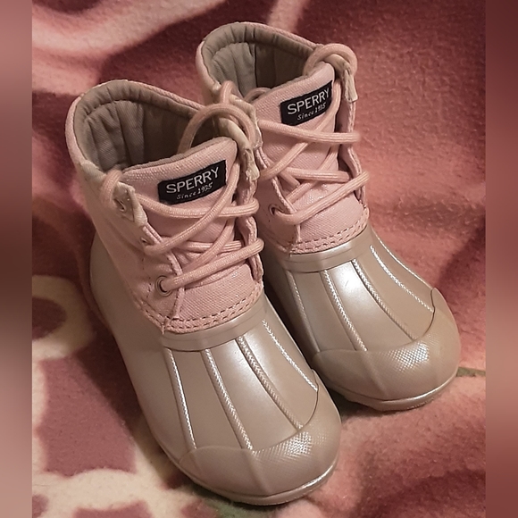 Sperry Saltwater Boots for Toddler girl Pristine condition - Picture 8 of 8